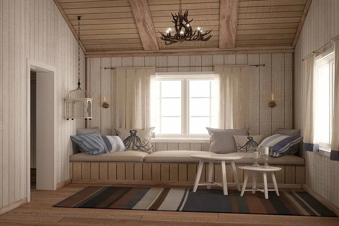дизайн деревянного дома