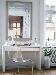 Шикарные реализации туалетного столика с зеркалом: 7 Советов Ikea Malm Dressing Table, Dressing Table With Drawers, Ikea Bedroom, Master Bedrooms