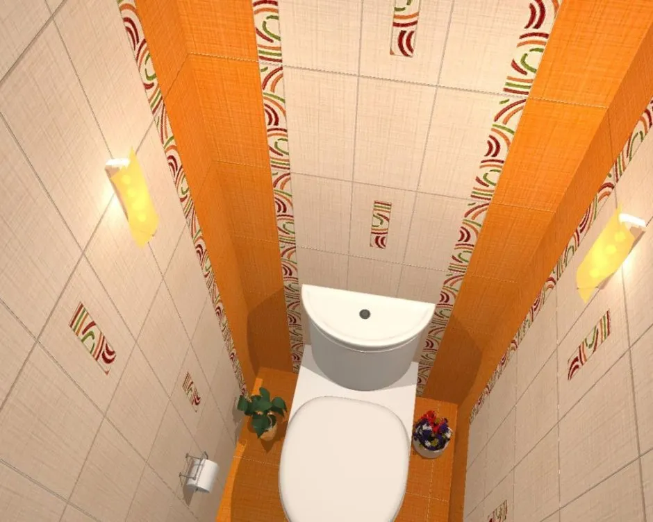 Туалет ремонт дизайн