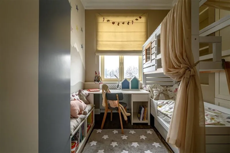 Небольшая детская комната для двоих