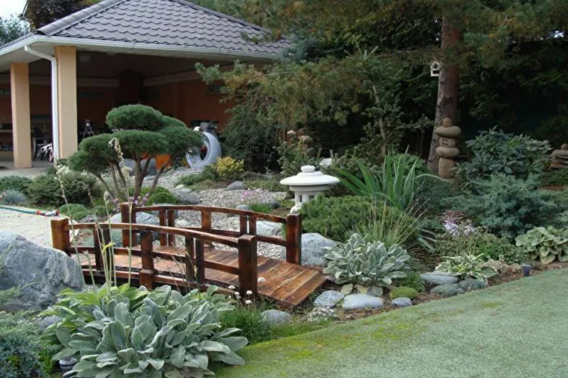 Ландшафтный дизайн в японском стиле потребует немалых трудозатрат