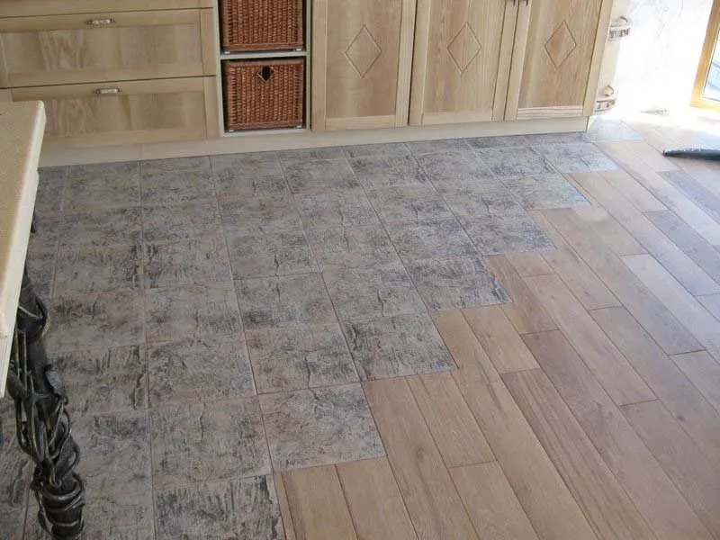 плитка для кухни на пол под ламинат и коридора