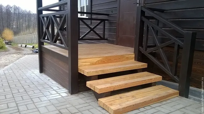 деревянное крыльцо для частного дома
