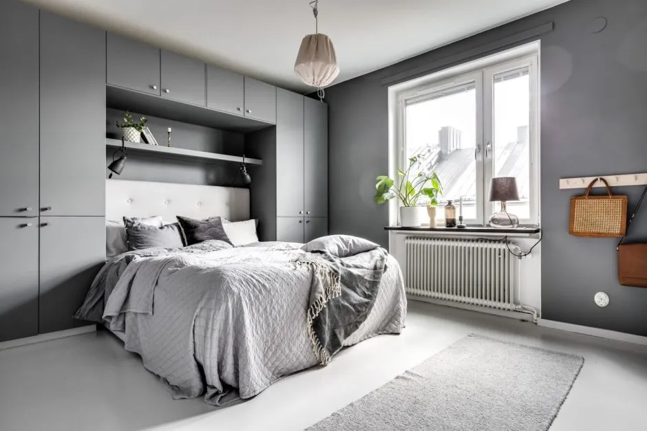 Спальня в современном скандинавском стиле
