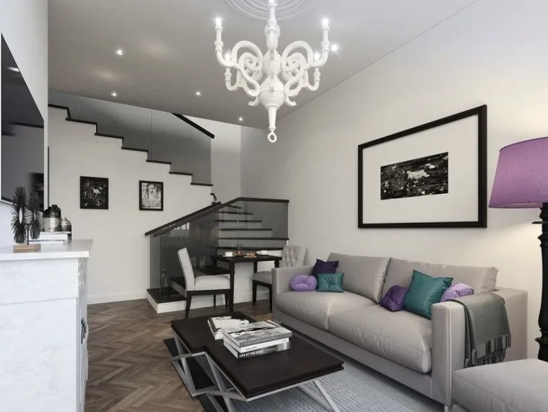 modern-living-room-decor-pictures-white-chandelier88