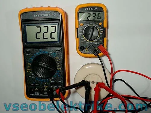 измерение напряжения в сети 220 вольт разными приборами