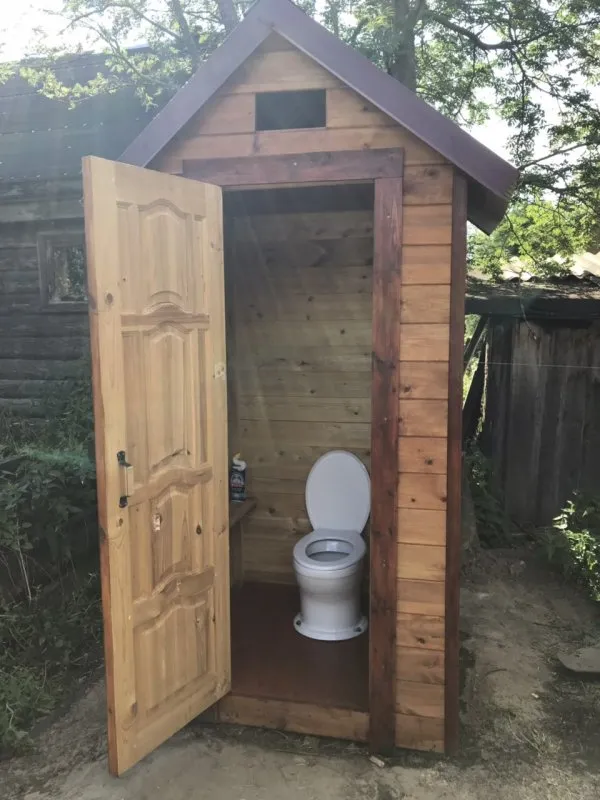 Туалет уличный конусный