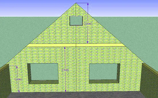 крыша, ремонт, стройка, установка, монтаж, стропила, двускатная