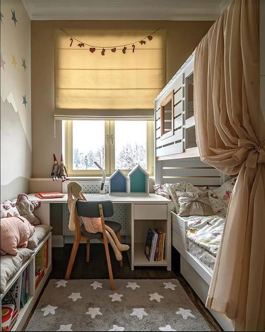 Маленькие детские комнаты для двоих