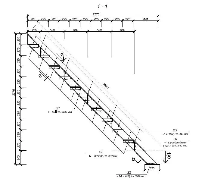 Измерить и рассчитать основные параметры железной лестницы необходимо очень серьезно и тщательно