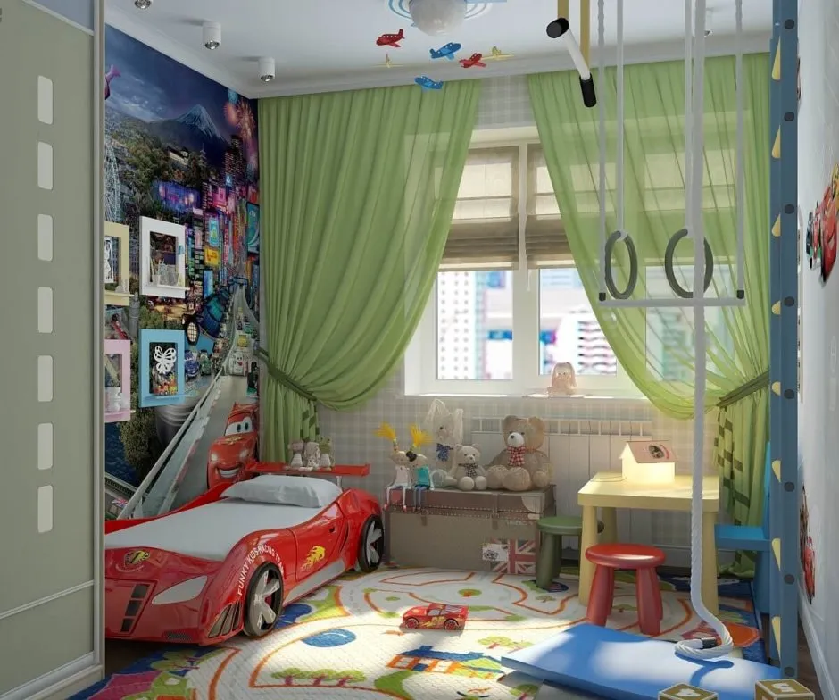 Детские комнаты для мальчишек