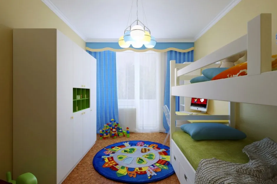 Маленькая спальня для двоих детей