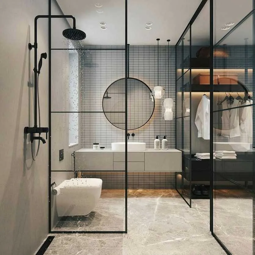 ​Ванная комната в современном стиле: идеи, тренды + 75 фото для вдохновения