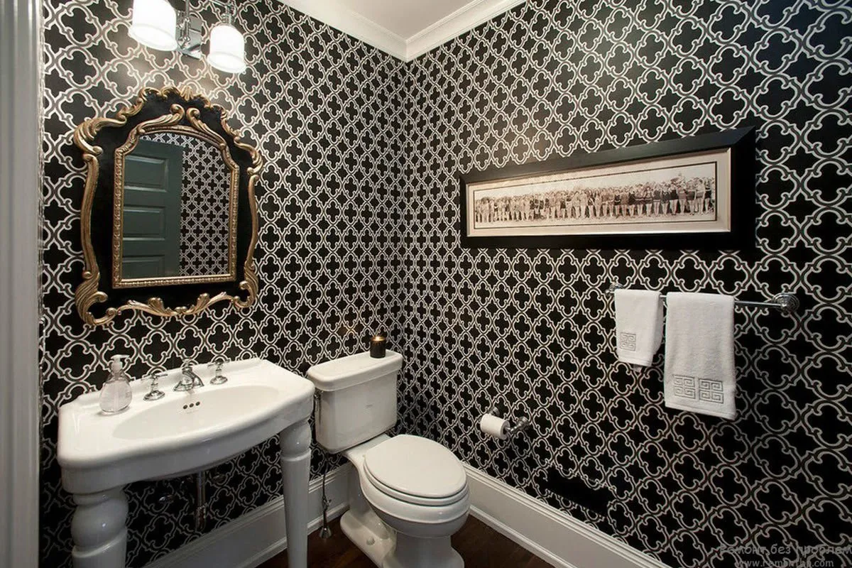 Декор туалетной комнаты