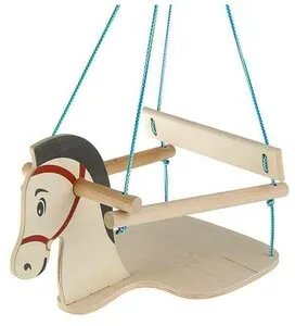 <b>Качели</b> детские <b>подвесные</b> "Конь", деревянные, сиденье 30×30см <span>вес: 1430 гр., размер упаковки: 30 x 30 x 52 см., вид установки: <b>Подвесной</b></span>