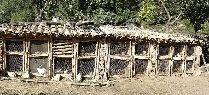 Традиционный крольчатник в Испании