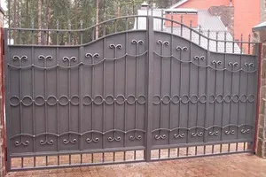 Как сделать красивые ворота своими руками
