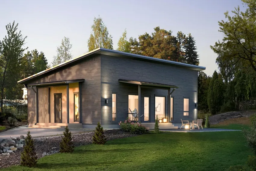 Дизайн современных финских домов отличается лаконичностью и минимализмом